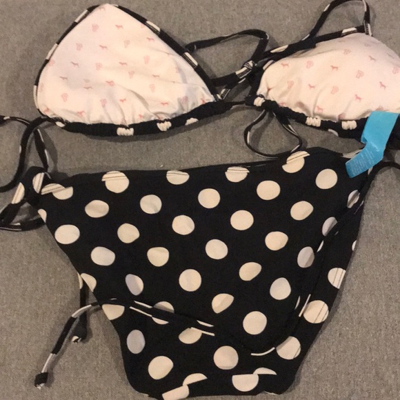 💖SALE Pink Victoria Secret dot bikini size s - Picture 5 of 5